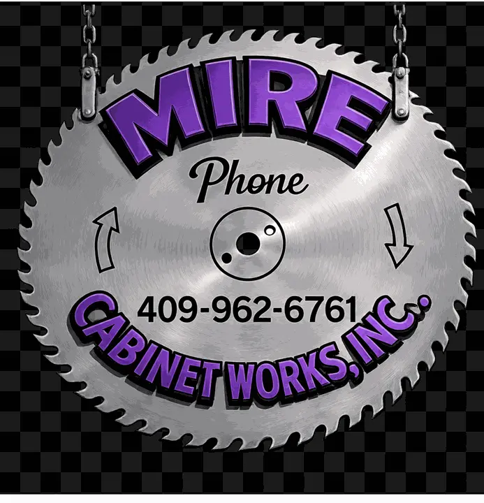 Mire Cabinet Works Sign